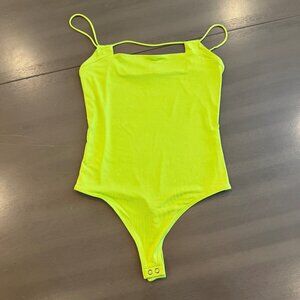 Lime Green Express Cami Bodysuit